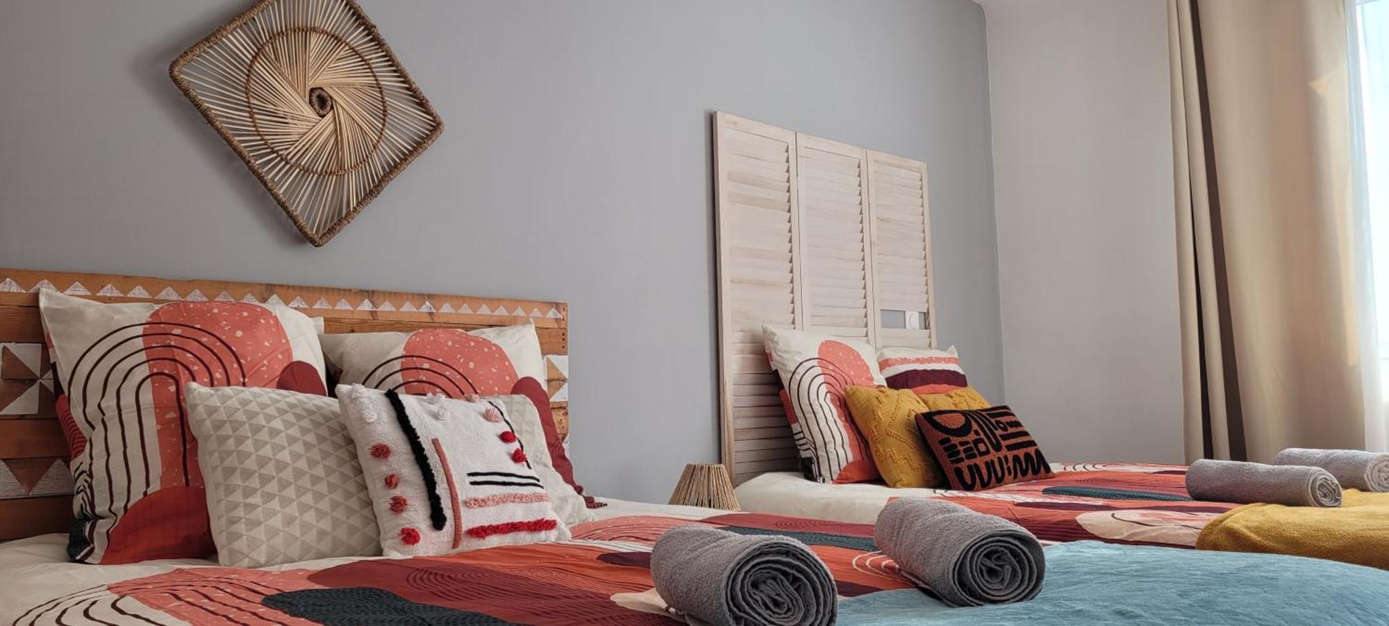 Amja Proche Clinique Saint-Roch Apt 3 Chambres 3 Salles De Bain Parking Gratuit Ideal Famille Groupe Coworking 10 Min Centre Ville 10 Min Plage 5 Min Sortie Autoroute مونبيلييه المظهر الخارجي الصورة